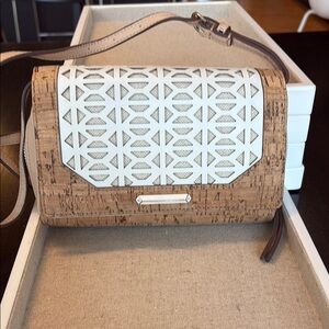 Stella & Dot Nolita Medium Crossbody - Geo Cork